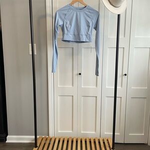 HALARA Light Blue Crop Top